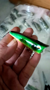 UMPAN PANCING CASTING POPPER BATTLEBASS TOP WATER 77F 11GR
