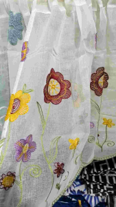New Curtains Floral Privacy Curtain Valance Short Curtain Tier for Small Window