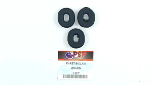 KARET BOX AKI GRAND (Harga Per set isi 3) - Karet Kempol / Dup Accu HONDA PRIMA SUPRA LEGENDA "Oval"