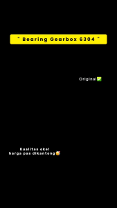 Bearing Roda Depan Besar:6304 (63F)