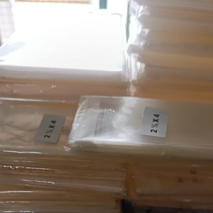 opp plastic with adhesive (2.5x4inches) 100pcs per pack
