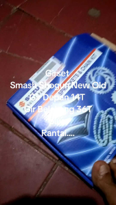 Gear Set Gir Smash Shogun New Old 110 125 Gir Set Plus Rantai SunStar