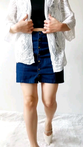 Lunna Lace Cober Up Outer Cardigan Lace: Pakaian Wanita Nyaman & Elegan