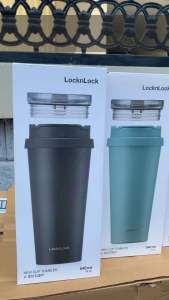 Bình giữ nhiệt Lock&Lock có 2 nắp thay thế New Clip Tumbler 540ml LHC4279
