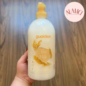 Sữa Tắm Dưỡng Sáng Da Guardian Brightening Rice Milk Shower Cream Chiết Xuất Gạo 1000ml / 1L