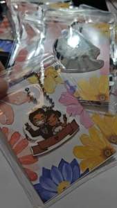 ของชำร่วยงานแต่ง3ชิ้น แฮนด์เมด 100%พวงกุญแจน่ารักๆ สำหรับใช้แจกในงานพิธีแต่งงาน