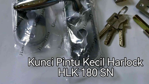 Kunci Pintu Kecil Harlock 180 SN & Handle Pintu Harlock 15 cm Fullset