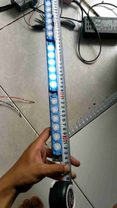 LAMPU LIGHT BAR ROTATOR MURAH 5 CHANNEL 75CM 12-24 VOLT