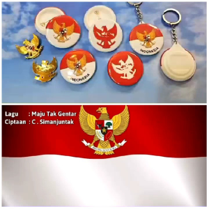 Bros Garuda Indonesia / Gantungan Kunci Garuda Indonesia / Bros Pin Bendera Merah Putih HUT RI 17 Agustus / Pin Paskibra / Bros Pin Pramuka / BPG87452010