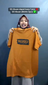 3 pcs kaos pria dewasa