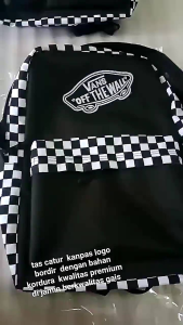 Tas Catur Punggung Sekolah Kuliah Fashion Pria Wanita