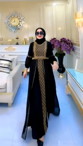 Gamis Abaya Turkey Arab variaan warna//abaya variaan warna kekinian 2024//Abaya bahan Jersey premium kombinasi ceruty premium 2024//
