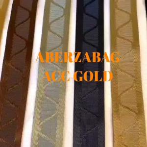 Tali Tas Selempang MOUNTAIN acc GOLD lebar 4 cm panjang 120 cm