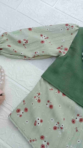 Setelan Anak Perempuan Lucu Model Terbaru Usia 1 Sampai 7 Tahun Bahan Crinkle Premium Motif