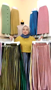 Rok Plisket bludru velvet 7/8 premium