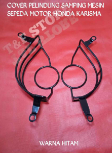 COVER PELINDUNG MESIN SAMPING KANAN & KIRI SEPEDA MOTOR HONDA KARISMA