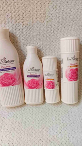 Enchanteur Romantic Soft & Smooth Body Lotion & Body Powder Rose Fragrance
