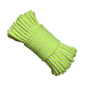 10 mét - Dây Dù tròn 5mm +50% cotton có lõi màu neon phối dạ quang mền đẹp dùng làm macramecăng lều