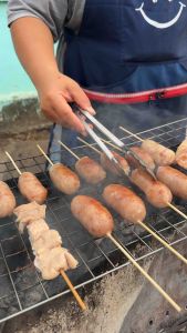 (อร่อยมาก)ไส้กรอกอิสารสูตรหมูวุ้นเส้นแถมขิงดอง