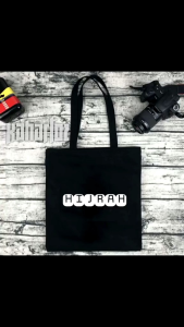 ToteBag Resleting Kanvas Kapasitas Besar Muat Laptop