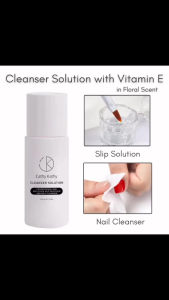 Slip Solution Cathy Kathy 75ml Anti-Stick Slip Solution & Nail Cleanser Solution with Vitamin E in Floral Scent