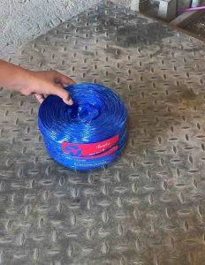 เชือกฟางเส้นเล็ก ตราเครื่องบิน ยกแถว 6 ม้วน เชือกฟางหนาคุณภาพดี