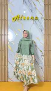 ONESET ROK CECILIA - Setelan Rok cecilia muslim