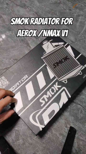 Smok Radiator 2 rows for Aerox and Nmax v1 - Aluminum construction - Ultra performance - Optimum heat reduction - Nmax v1 fit.