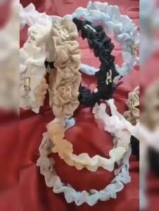 Bando Scrunchie Permata Premium & Bando Kerut Korean Style