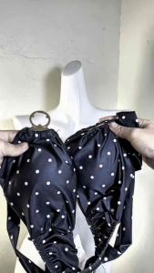 Sét bikini vỏ sò 2 mảnh chấm bi xinh hàn thiết kế chuẩn from dáng ( khuy tuỳ lô hàng)
