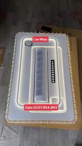 [LOA NGHE NHẠC MỚI NHẤT] Quạt Đèn Ốp Trần Hiện Đại.Led Đổi 3 Màu SángĐiều Khiển 6 Tốc Độ Gió.Quat Xoay 180 Độ.Lắp Được Các Loại Trần.