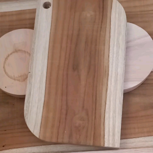 TALENAN KAYU AWET TALENAN IRIS BAWANG CUTTING BOARD SEDANG 12X25 CM TALENAN KAYU JATI MAHONI MD