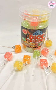 30pcs DICE LOLLIPOP CANDY/loot bag fillers /paninda /giveaways/party favors.