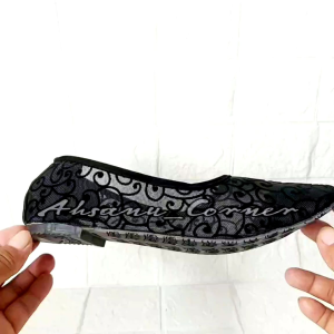 Flatshoes Brukat: Sepatu Wanita Jala Brukat & Sepatu Ballet Kekinian