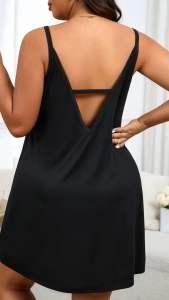 Plus Size Bea V-back Dress Assorted Prints | Soft Cotton Spandex | Large to 2XL