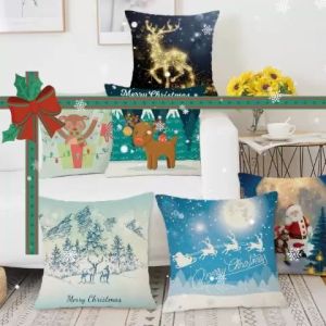 หมอนอิง หมอนอิงโซฟา หมอนโรงเเรม หมอนหนุน หมอน ลายโทนคริสต์มาส Christmas มีหลากหลายเเบบให้เลือก สวยน่ารัก ของขวัญ ของฝาก
