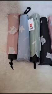 Payung Lipat 3 Motif Beruang Bear 2000 Anti Panas UV Lapis Hitam