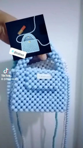 Genta Beaded Bag | Tas Manik Mini Slempang | Tas Mote Lucu