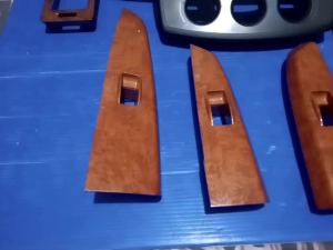 Panel Wood Panel & Head Unit Doortrim Panel Toyota Fortuner & Hilux 2005-2015 Original