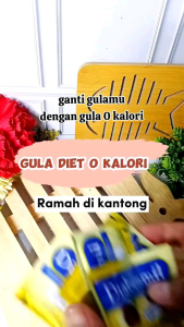 Diabetamil Sweetener Box isi 50 Sachet Gula Rendah Kalori