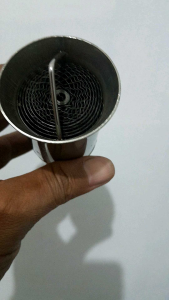 Peredam knalpot/Db killer knalpot/Penghalus suara Knalpot wor/racing berbahan stainless dengan model katalis