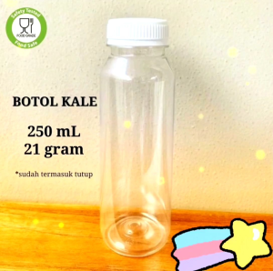 botol kale 250 ml isi 25 botol free dus packing