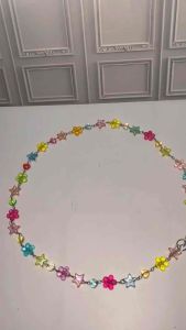 Rena Chic Beads Chain Belt Ikat Pinggang Rantai Manik Bentuk Kombinasi Bintang Bunga Hati Gesper Ban Pinggang Body Chain Handmade Fashion