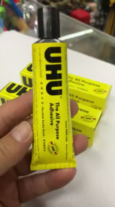 Keo dán đa năng UHU của Đức 35ml keo trong suốt và nhanh khô