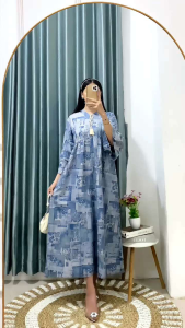 Desain Gamis Modern Marissa Terbaru 2025: Motif Viral & Ukuran 115-130