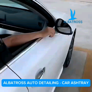 Albatross Creative Car Ashtray with LED / Creative Asbak Mobil Portable Lampu LED (CA3)