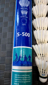 Hybrid 3 in 1 Feather Badminton Shuttlecock Vortex s500 or Xtreme s100