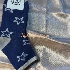 (Set 5 Đôi) Tất/ Vớ Trẻ Em Hoạ Tiết Khủng Long Xám. Mã K5