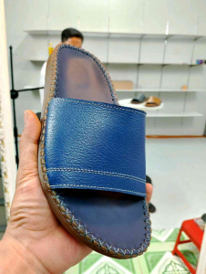 Dép Nam Quai Ngang Da Bò Thật Dép Quai Ngang Nam DT82 đơn giản nhiều màu cho lựa chọn của bạn