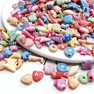 Colourful Assorted Beading Charms DIY Beads Seaworld Ceramics Design Bracelet Accessories Necklace
